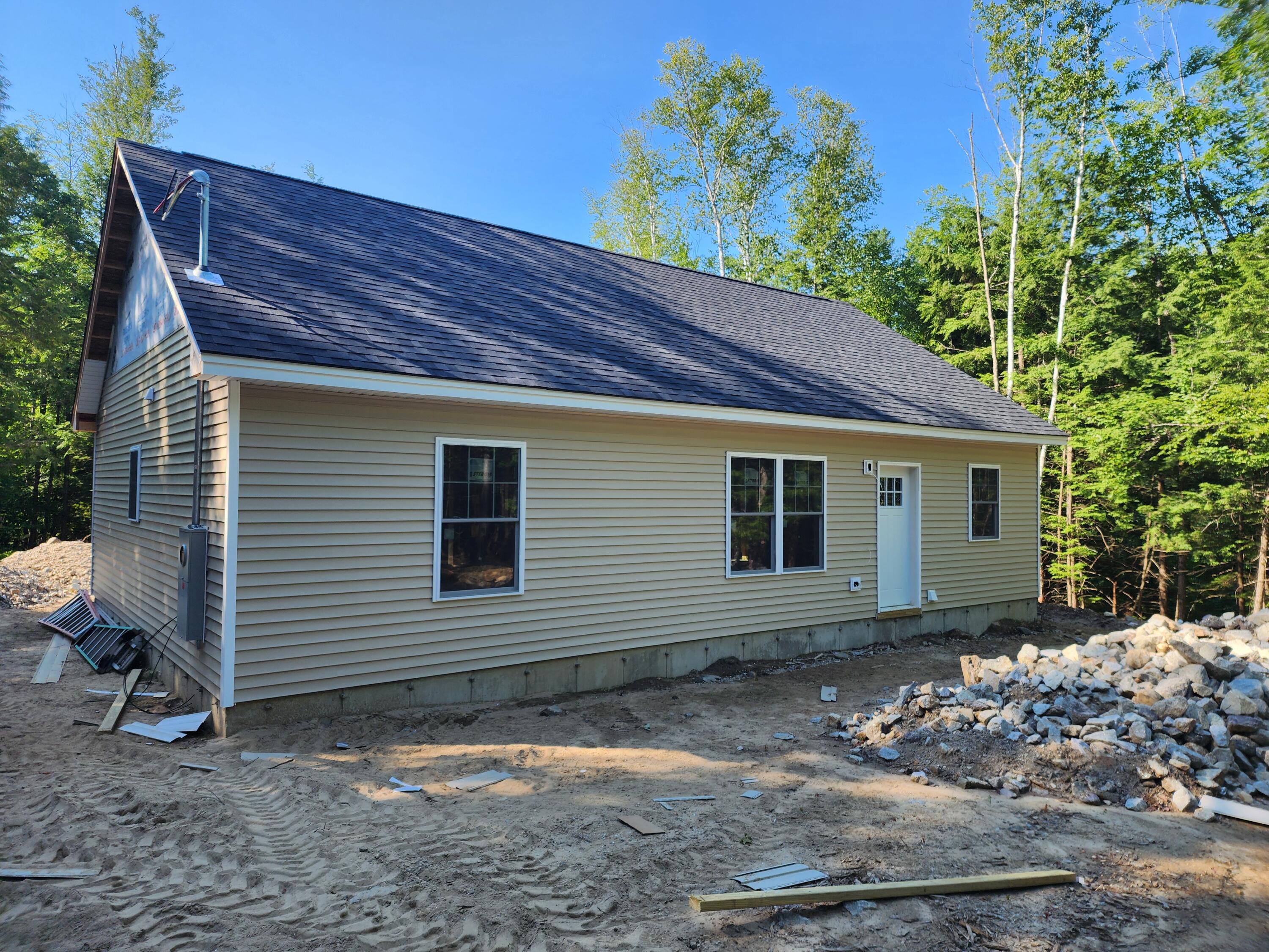 389 Mansion Road Hollis Center, ME 04042 - Photo 1 of 1 Being Built Front of The House