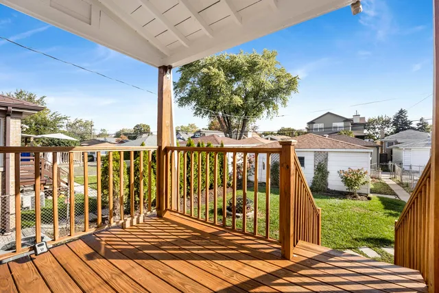 a view of a house with a balcony