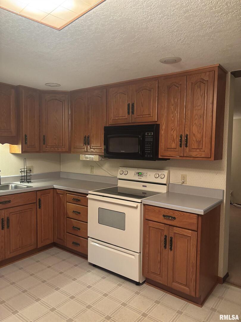 418 East Division Street Kewanee, IL 61443 - Photo 11 of 72 a kitchen with sink a microwave and cabinets