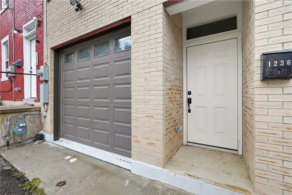 a backyard of a house