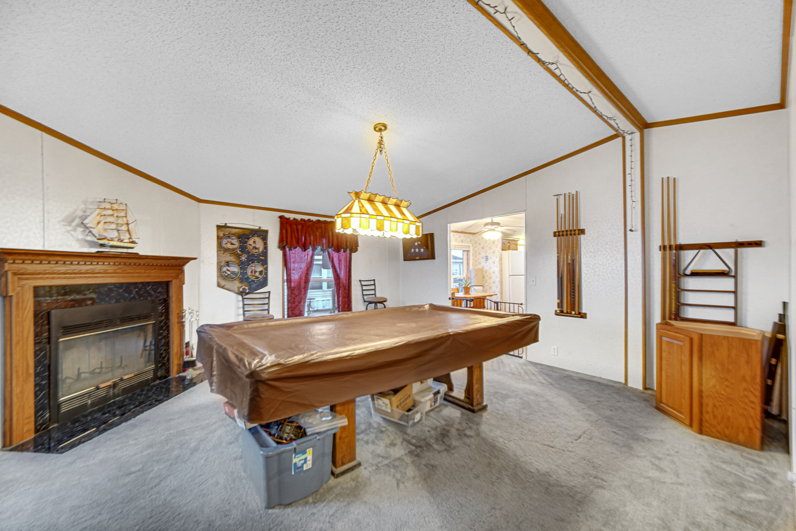 9 Swallow Lane Beecher, IL 60401 - Photo 20 of 24 a living room with furniture and a fireplace