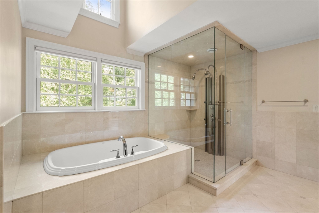 15 Rockport Road Weston, MA 02493 - Photo 12 of 20 a bathroom with a bathtub and a shower