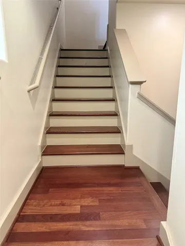 a view of a building and a street