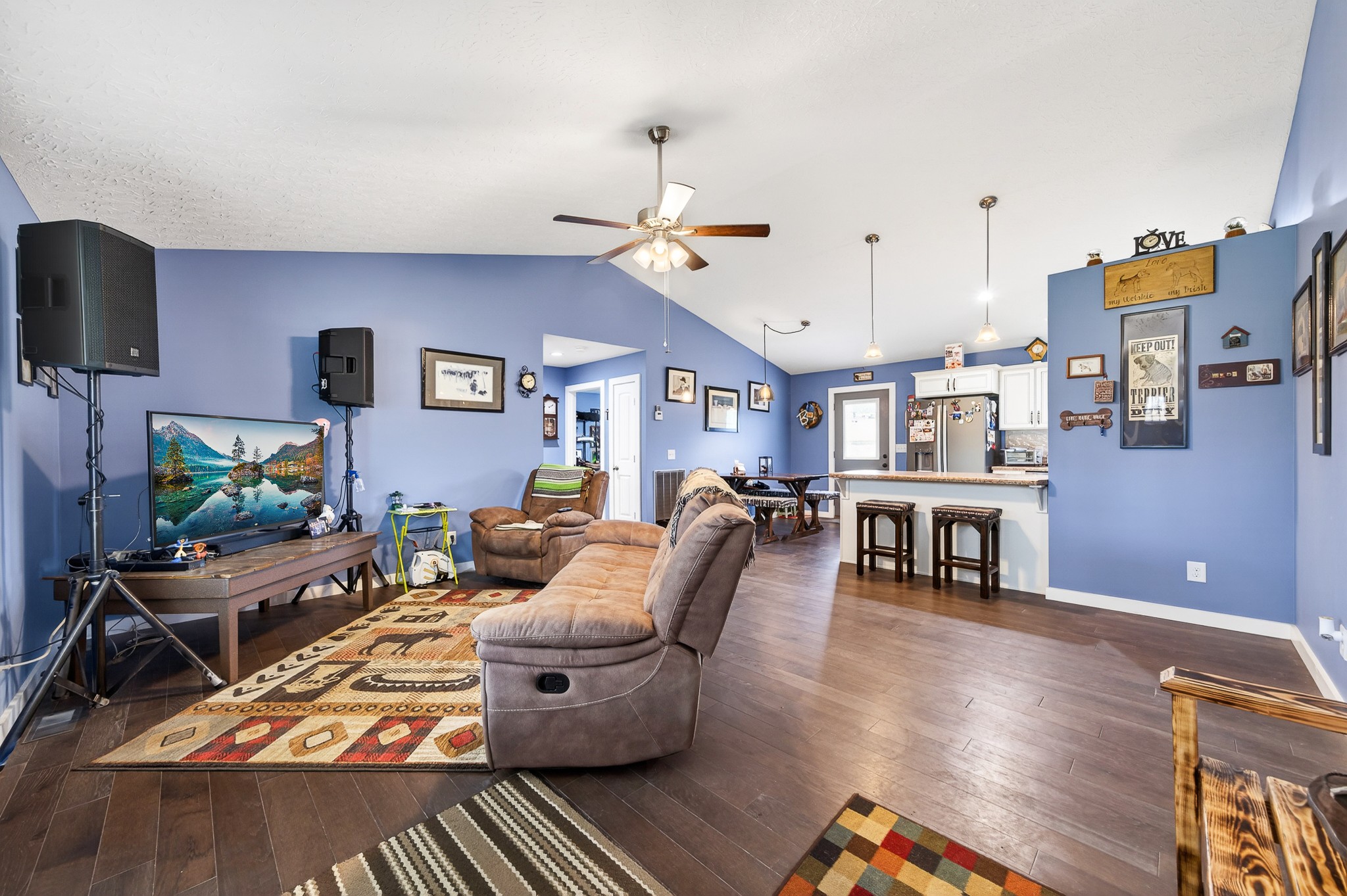 2040 Walker Cove Road Sparta, TN 38583 - Photo 3 of 26 a living room with furniture and a flat screen tv