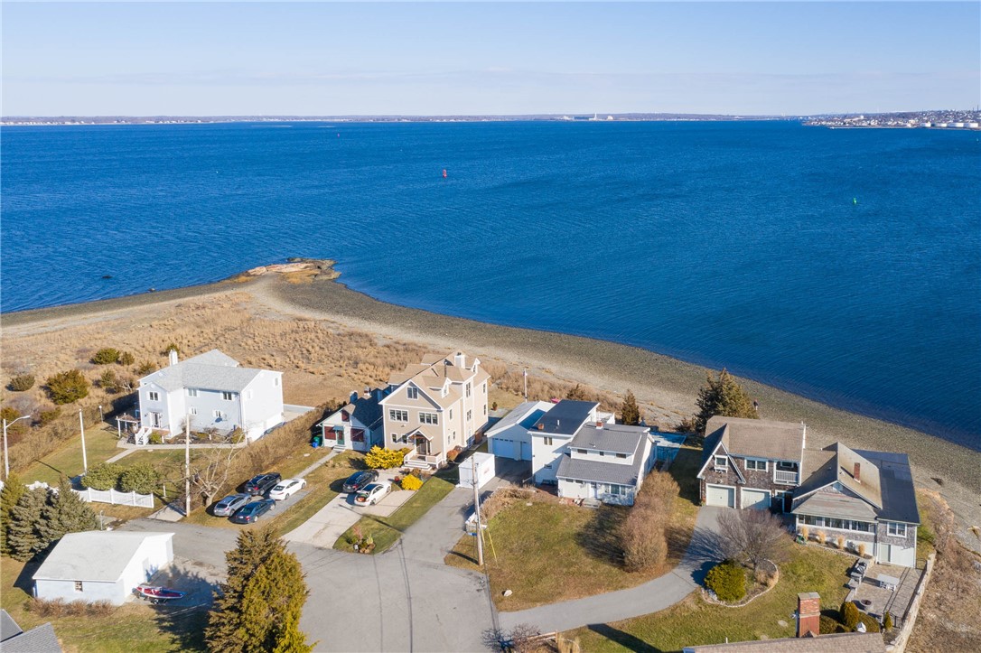 9 Mount View Road Portsmouth, RI 02871 - Photo 3 of 9 Drone views to North, West for sunsets and East for sunrises. Convergence of Mt. Hope Bay and Upper Sakonnet.