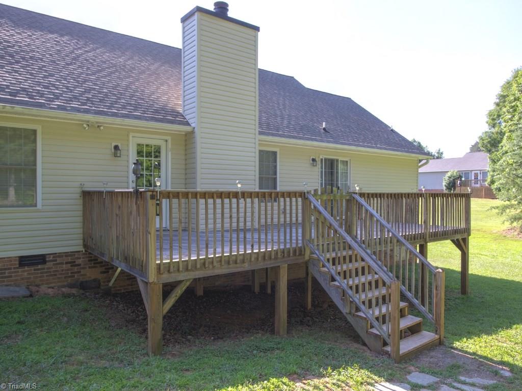 121 Running Cedar Road Madison, NC 27025 - Photo 24 of 28 Oversized deck for entertaining