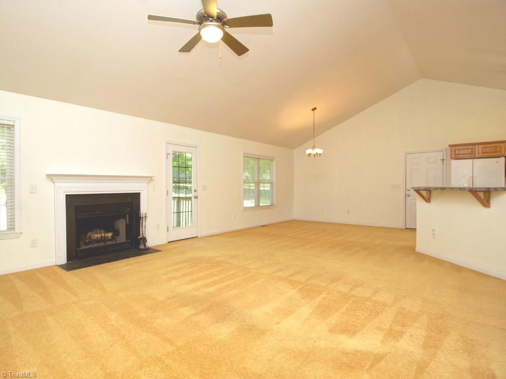 121 Running Cedar Road Madison, NC 27025 - Photo 4 of 28 Great room with wood burning fire place