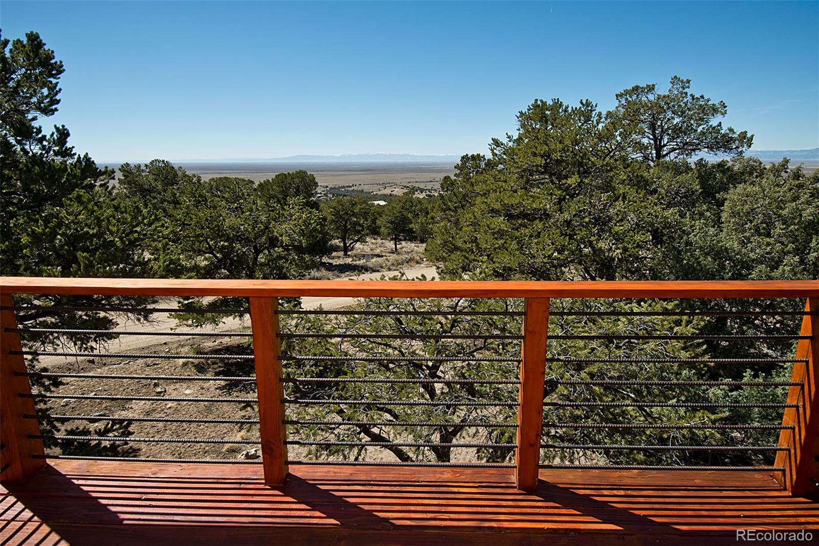 4352 Rarity Way Crestone, CO 81131 - Photo 15 of 49 a view of city from the terrace