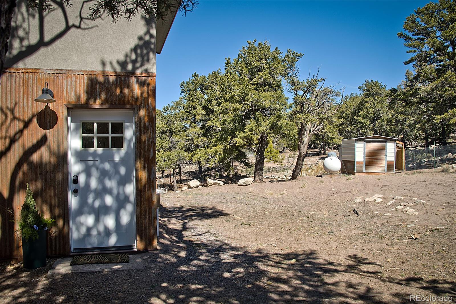 4352 Rarity Way Crestone, CO 81131 - Photo 8 of 49 a front view of a house with a yard