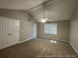 3540 Cornwallis Road Garner, NC 27529 - Photo 14 of 18 an empty room with a chandelier fan and windows