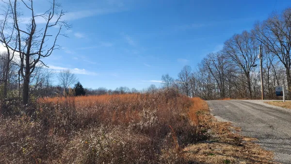 a backyard of a house