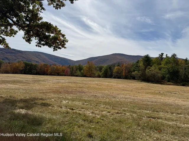 a view of lake and mountain