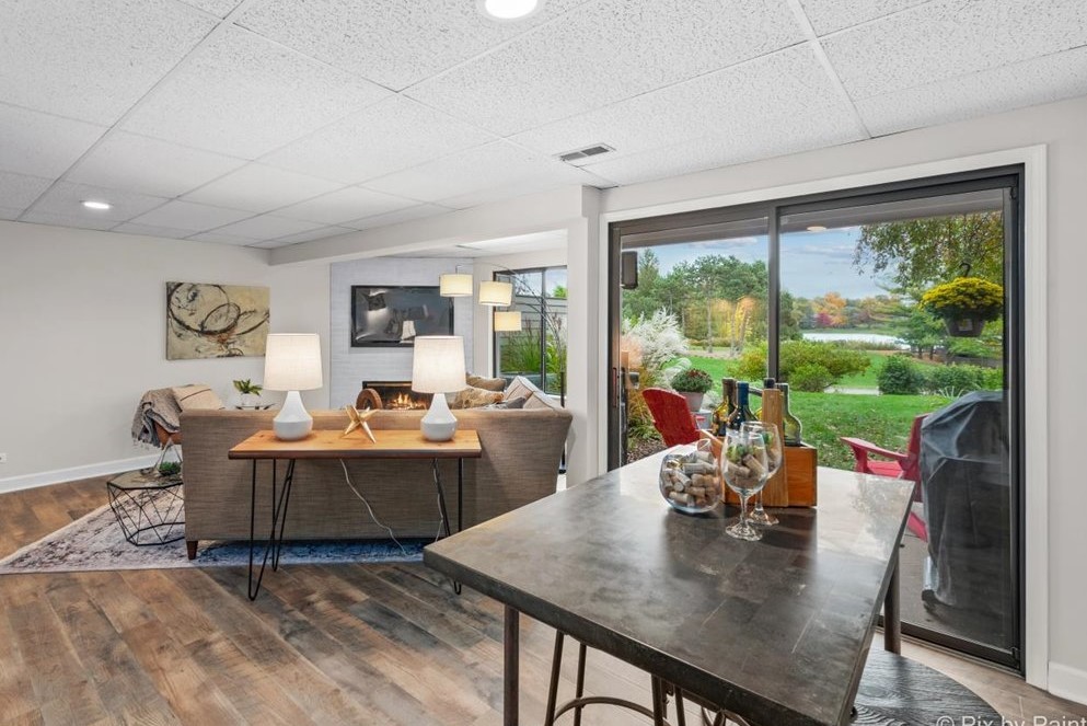 831 Shoreline Road Lake Barrington, IL 60010 - Photo 29 of 47 a view of a dining room with furniture window and outside view