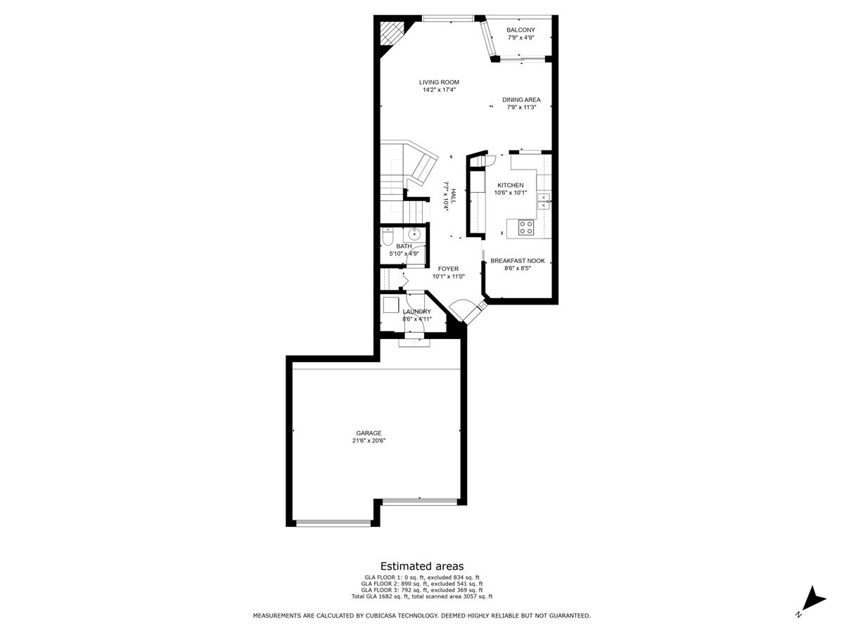 831 Shoreline Road Lake Barrington, IL 60010 - Photo 46 of 47 a picture of a floor plan