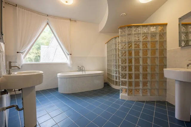 a view of outdoor space with garden