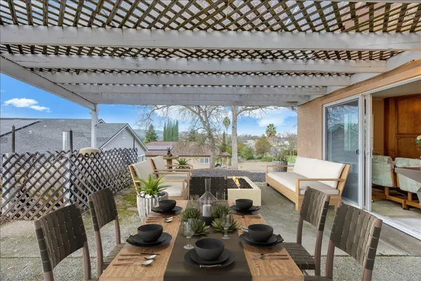 a group of boats are docked in the water