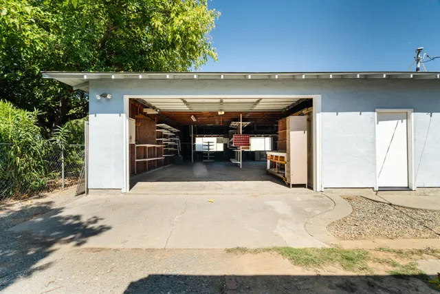 a view of parking garage