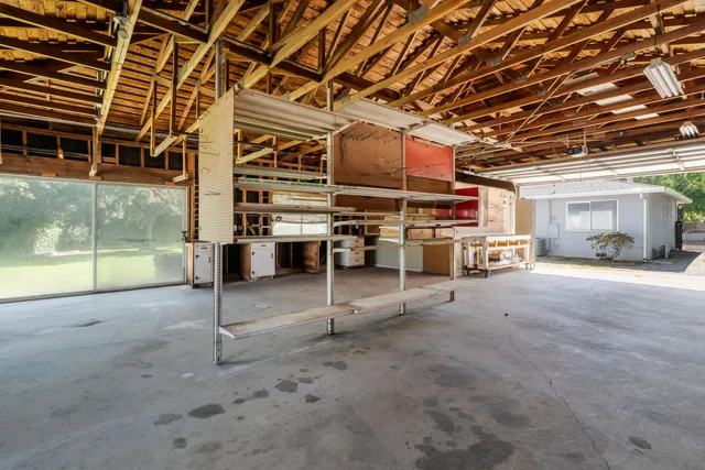 a view of storage and utility room