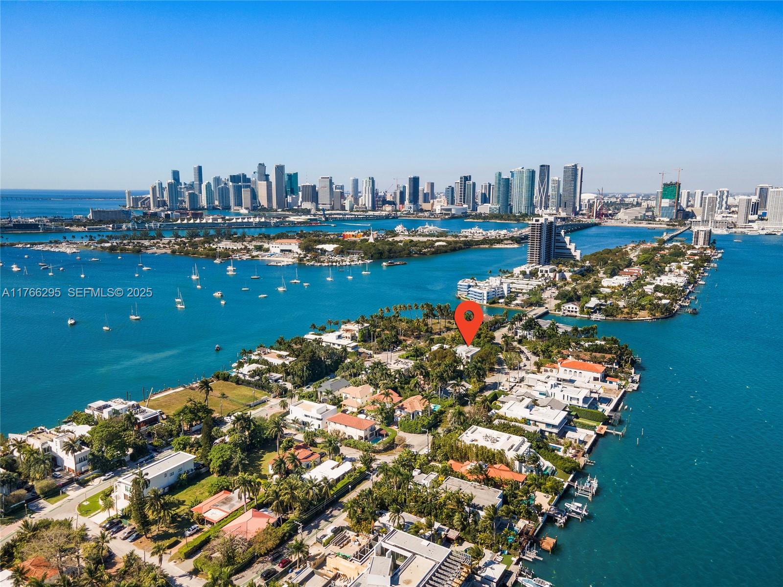 1250 North Venetian Way Miami, FL 33139 - Photo 17 of 61 a view of a city with an ocean