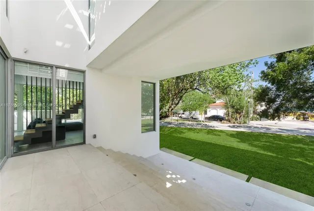 a view of a house with a outdoor space