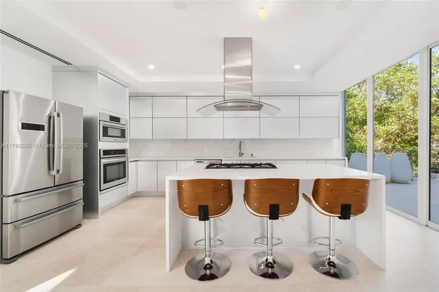 a spacious bathroom with a sink and a bathtub