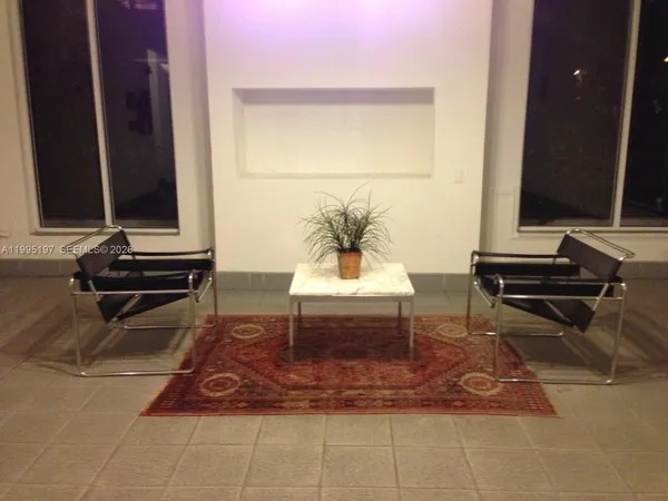 a living room with a couch and a coffee table
