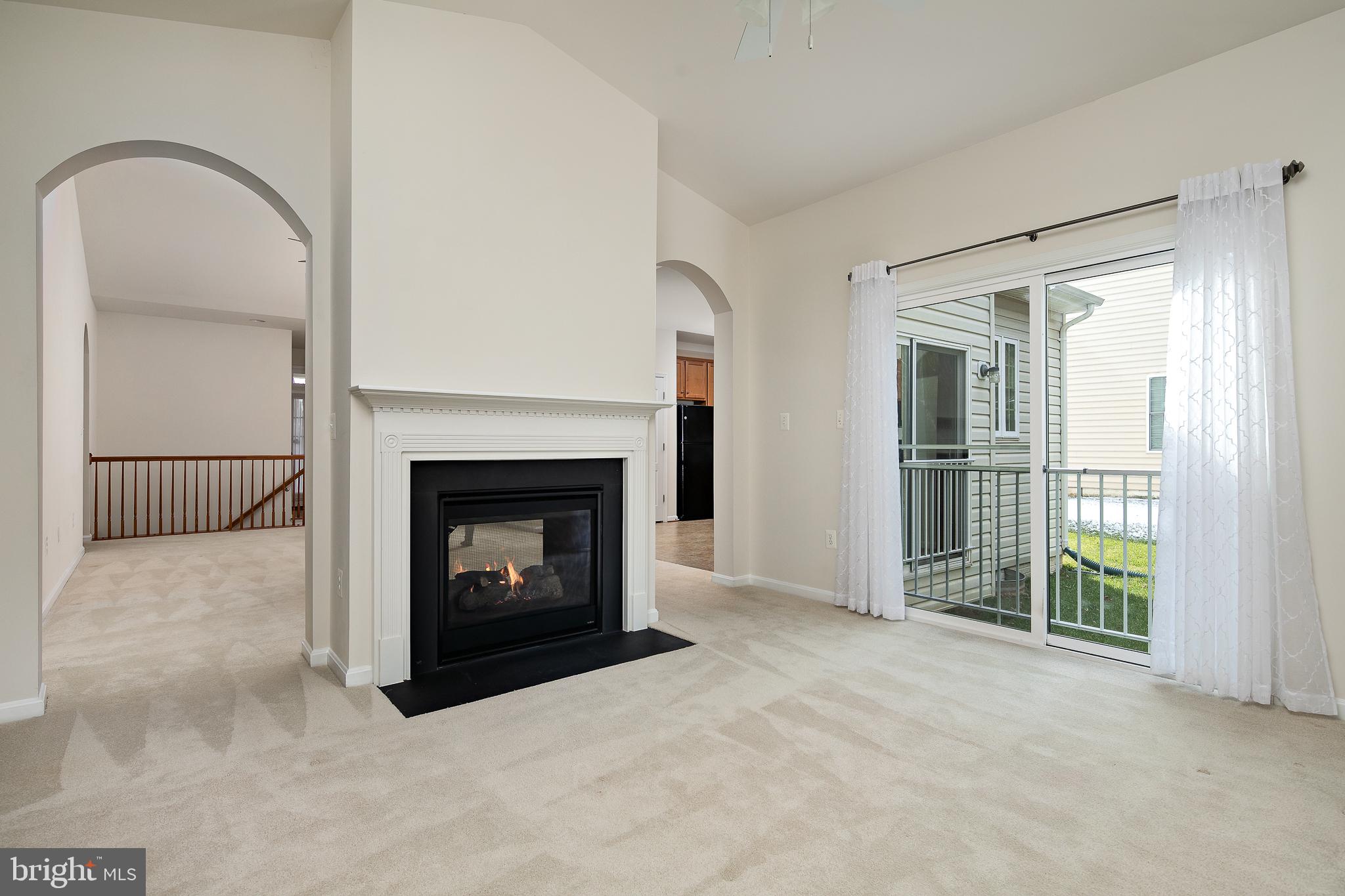 450 Blossom Tree Road Culpeper, VA 22701 - Photo 8 of 32 Double sided elegant fireplace shared with Sunroom
