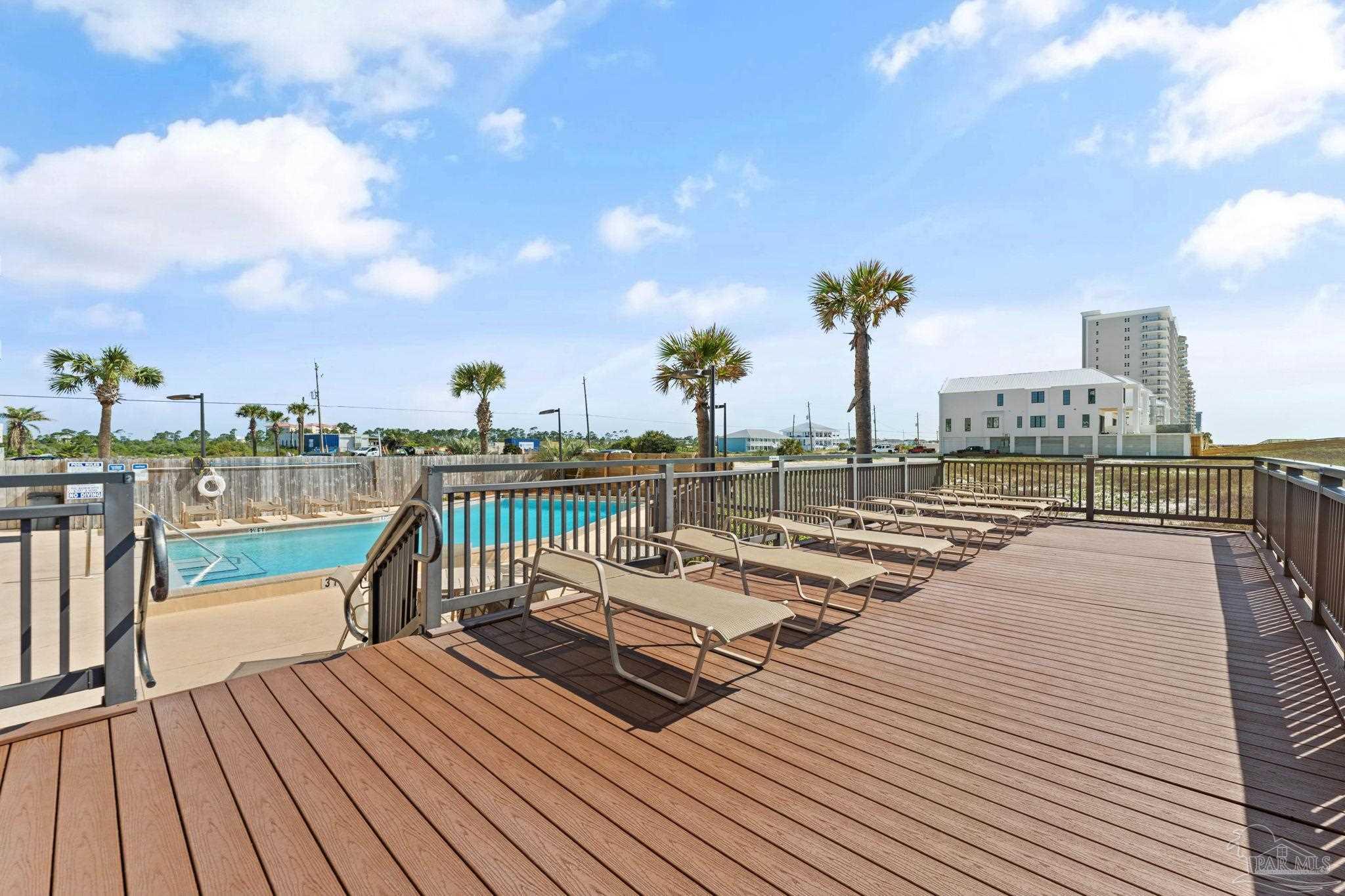14623 Perdido Key Drive, Unit 401 Perdido Key, FL 32507 - Photo 37 of 40 a view of a balcony with chairs
