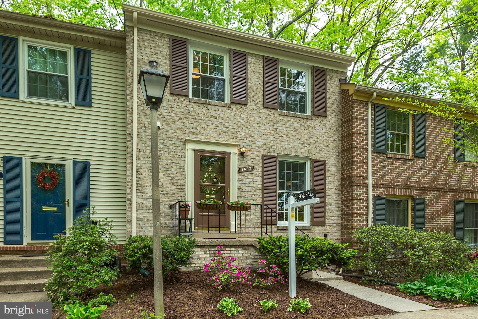 1512 Chatham Colony Court Reston, VA 20190 - Photo 2 of 31 Surrounded by trees , 2 assigned spaces in front