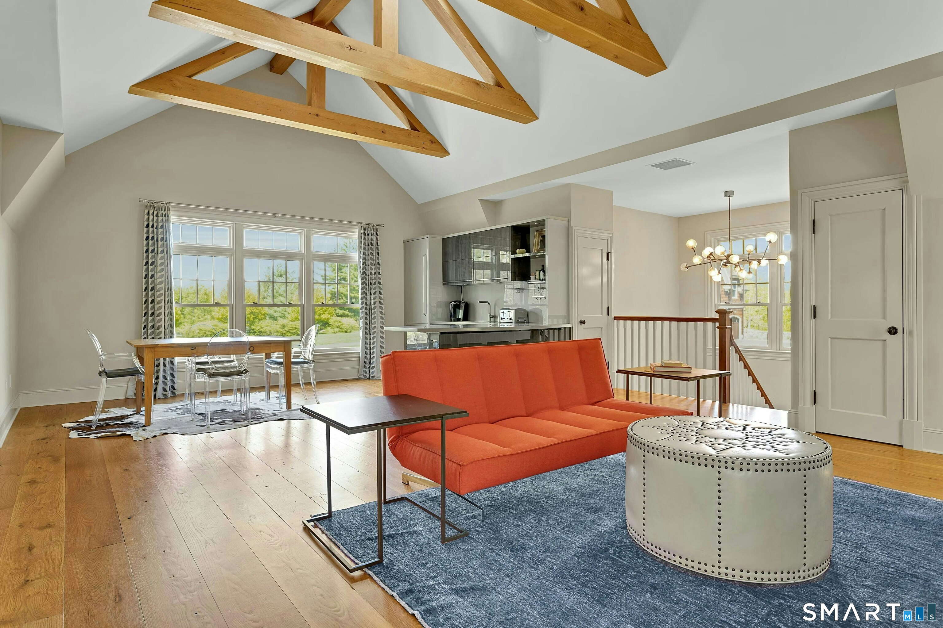 206 Umpawaug Road Redding, CT 06896 - Photo 38 of 40 Soaring Vaulted Ceilings with Ample Natural Light