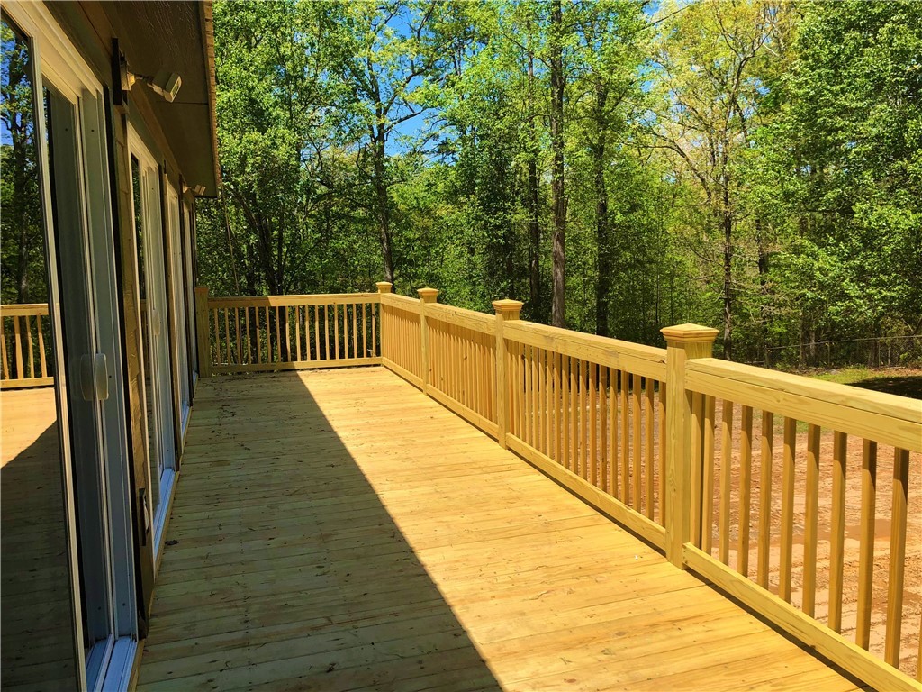 150 Spring Valley Road Salem, SC 29676 - Photo 27 of 48 Back deck that overlooks the woods and fenced back