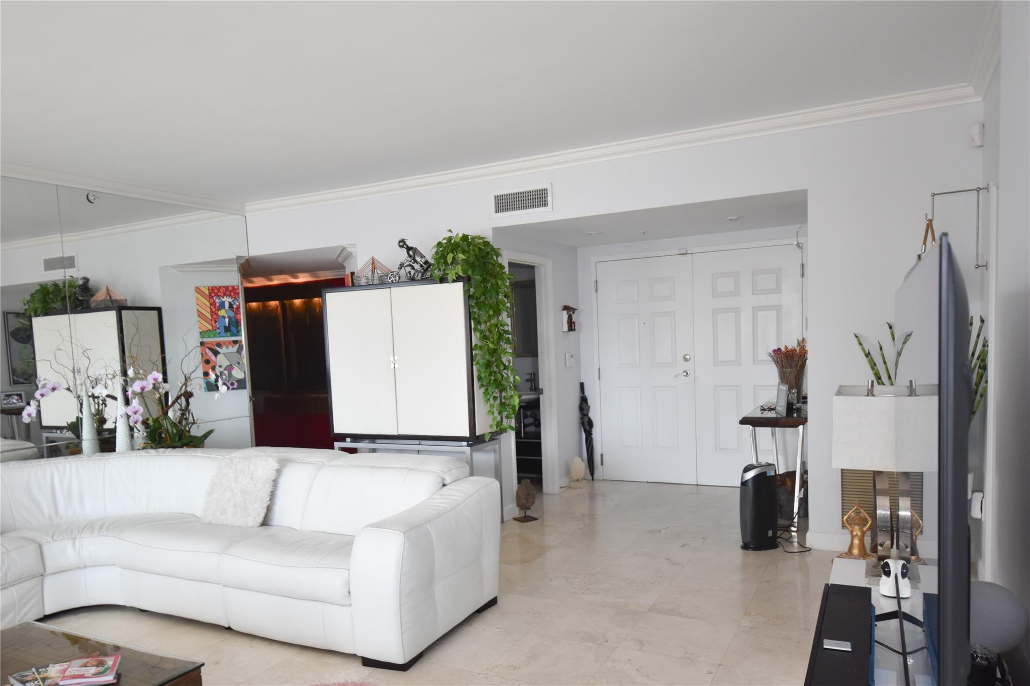 100 South Birch Road, Unit 702E Fort Lauderdale, FL 33316 - Photo 13 of 39 Living & Dining lead to large terrace