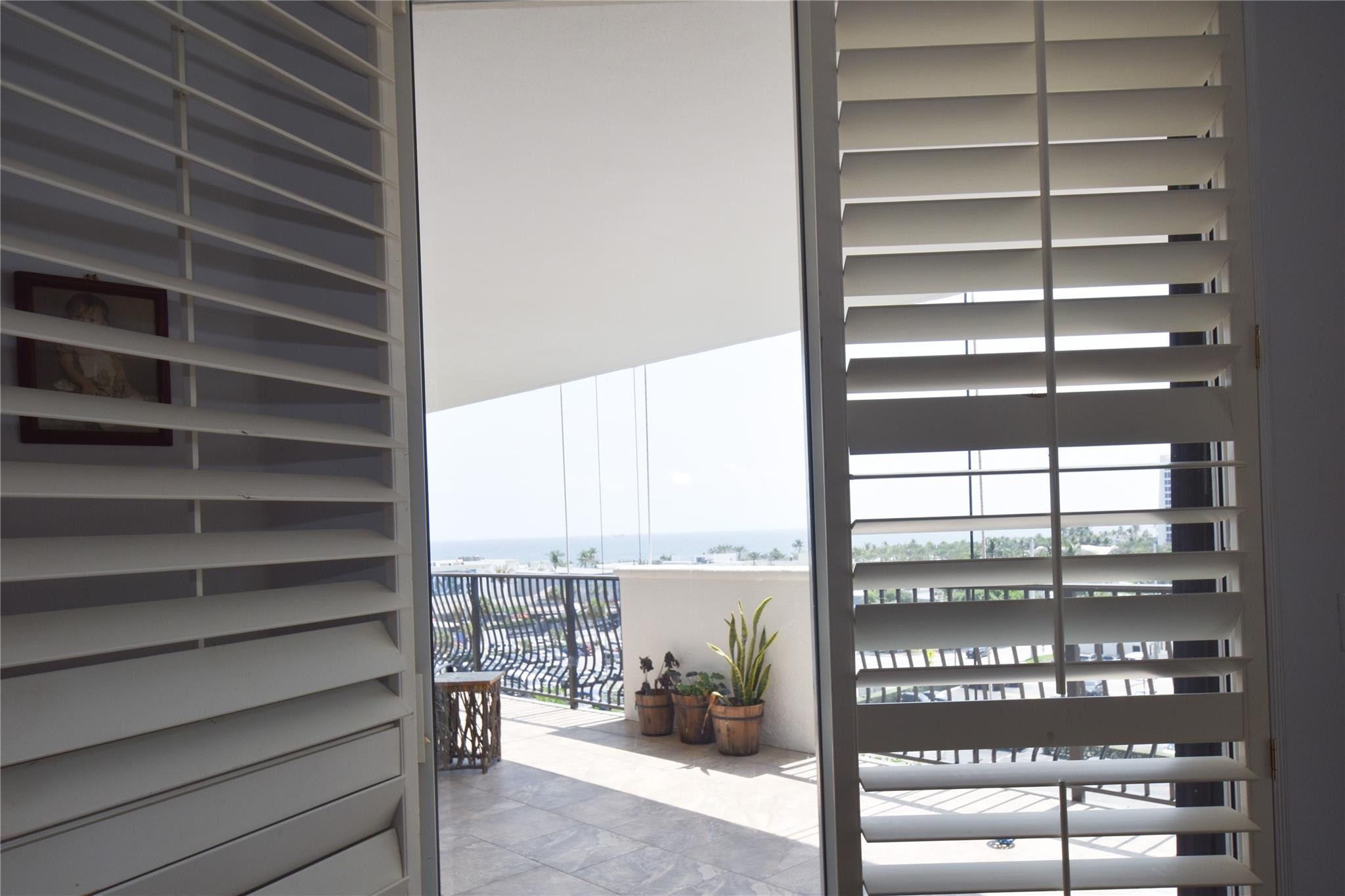 100 South Birch Road, Unit 702E Fort Lauderdale, FL 33316 - Photo 16 of 39 Ocean view from primary bedroom