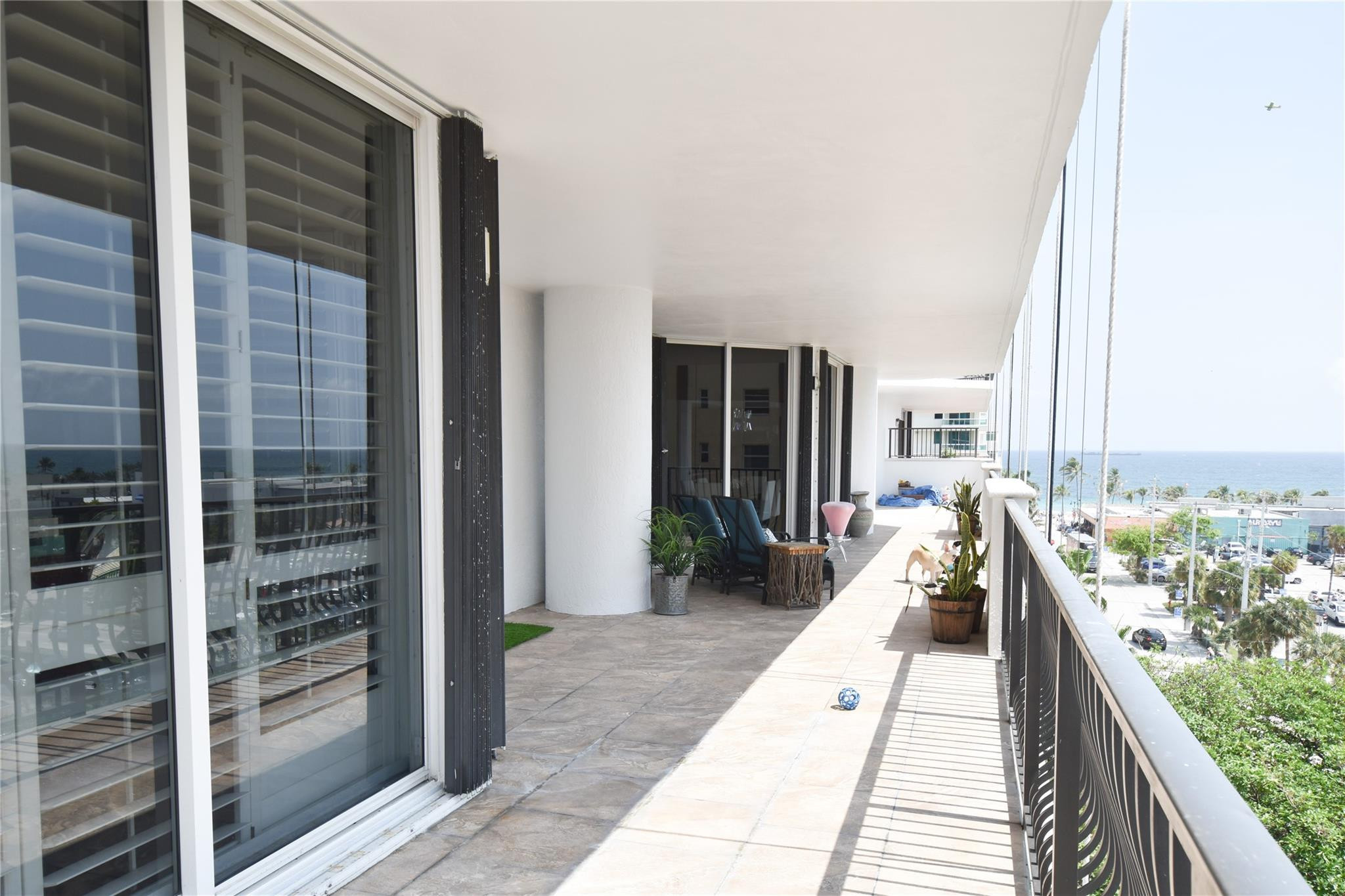 100 South Birch Road, Unit 702E Fort Lauderdale, FL 33316 - Photo 17 of 39 Balcony off Primary & Guest bedroom
