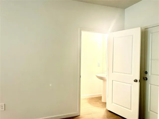 a view of front door