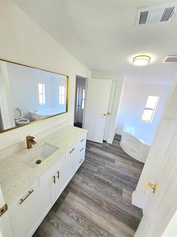 4928 Rollinglen Loop East Lakeland, FL 33810 - Photo 37 of 44 a spacious bathroom with a tub sink and mirror