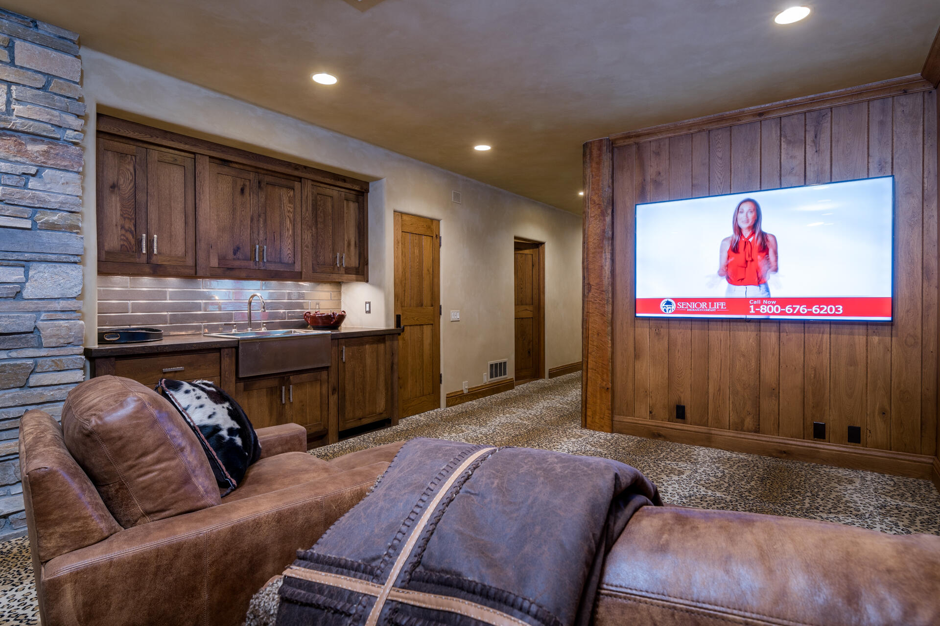 480 Walnut Avenue Ketchum, ID 83340 - Photo 35 of 54 Lower Level Game Room