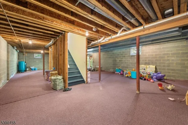 a view of balcony with seating space