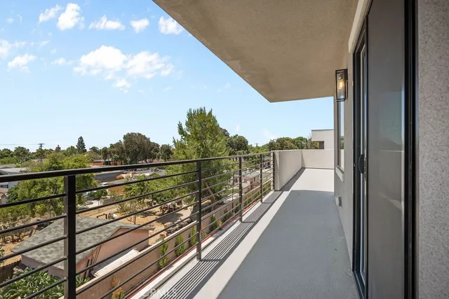 a view of a big room with mountain view