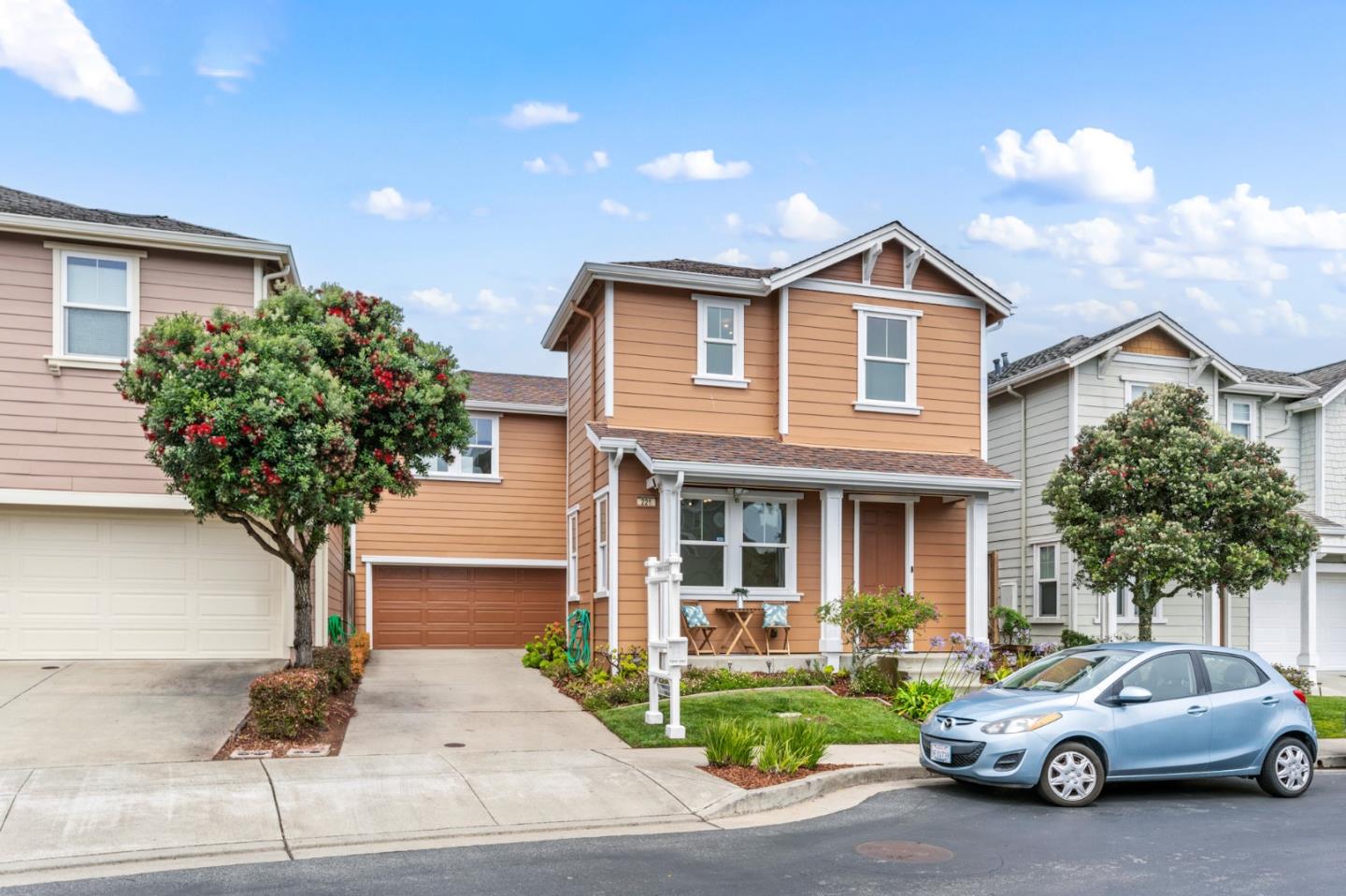221 Bayberry Circle Pacifica, CA 94044 - Photo 55 of 63 a front view of a house with garden