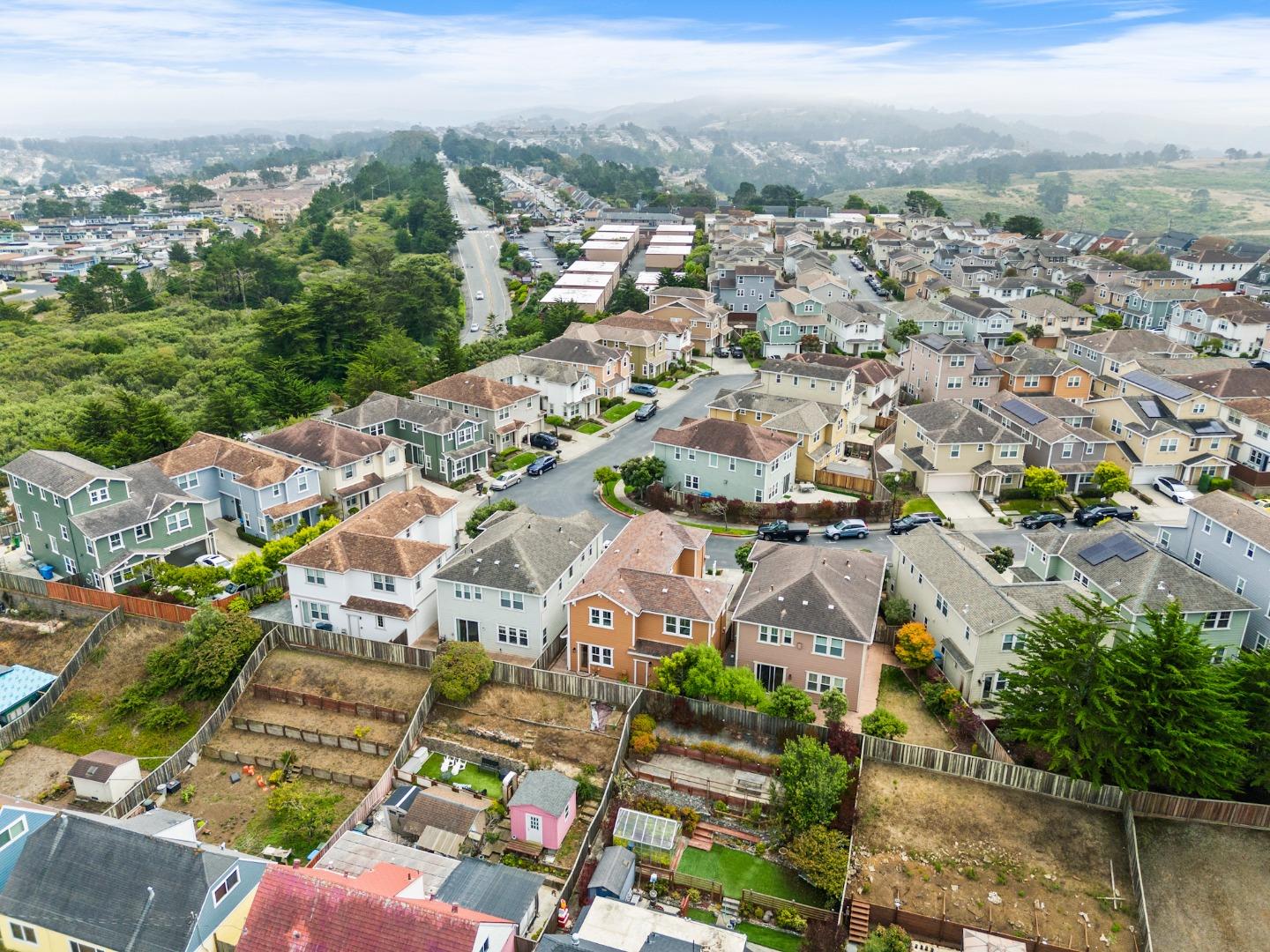 221 Bayberry Circle Pacifica, CA 94044 - Photo 60 of 63 an aerial view of a city