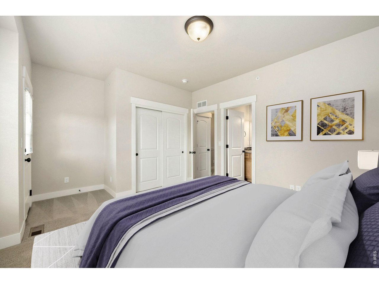 3902 Precision Drive, Unit D Fort Collins, CO 80528 - Photo 7 of 25 Secondary Bedroom Ensuite - Virtually Staged