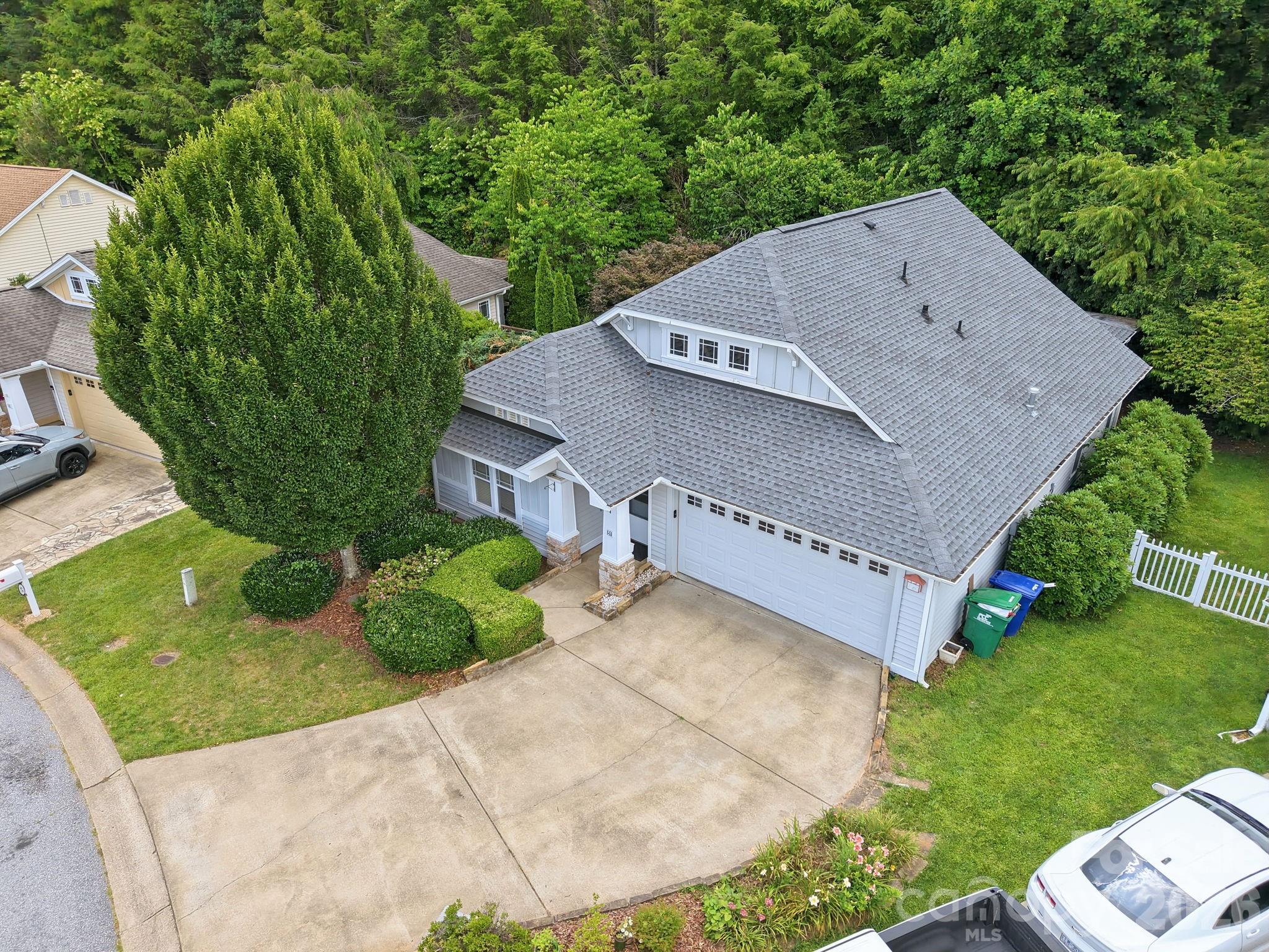 51 Sunview Circle Arden, NC 28704 - Photo 27 of 31 an aerial view of a house and garden