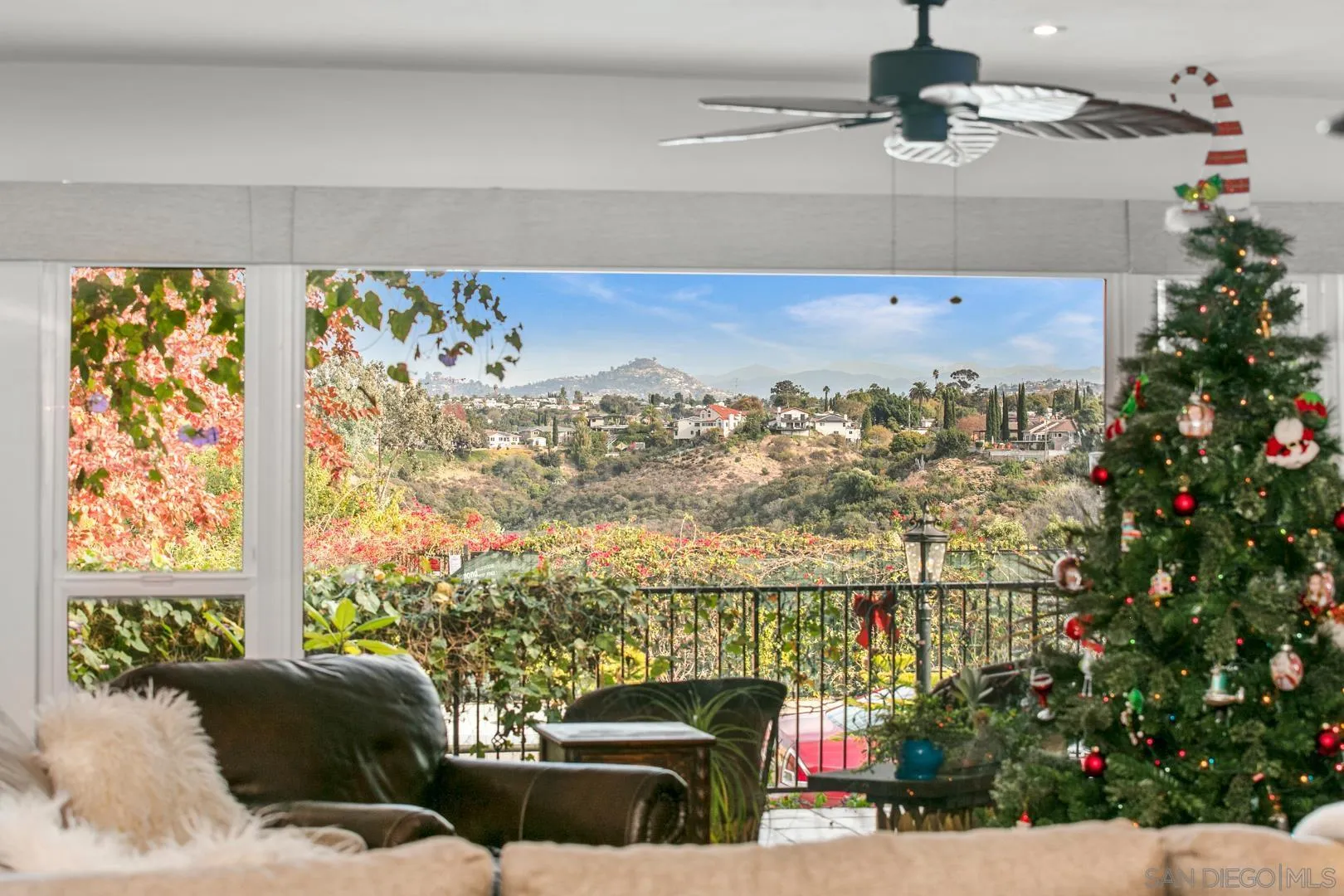 4195 Rochester Road San Diego, CA 92116 - Photo 14 of 39 a view of a city from a balcony