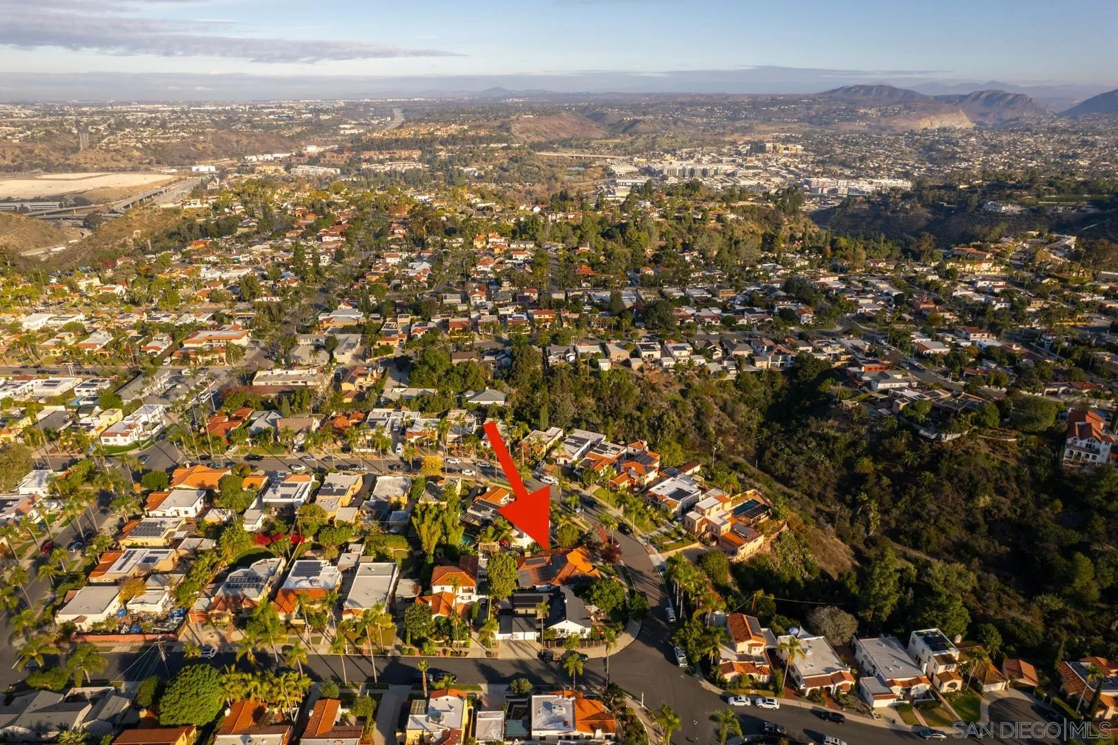 4195 Rochester Road San Diego, CA 92116 - Photo 35 of 39 an aerial view of multiple house