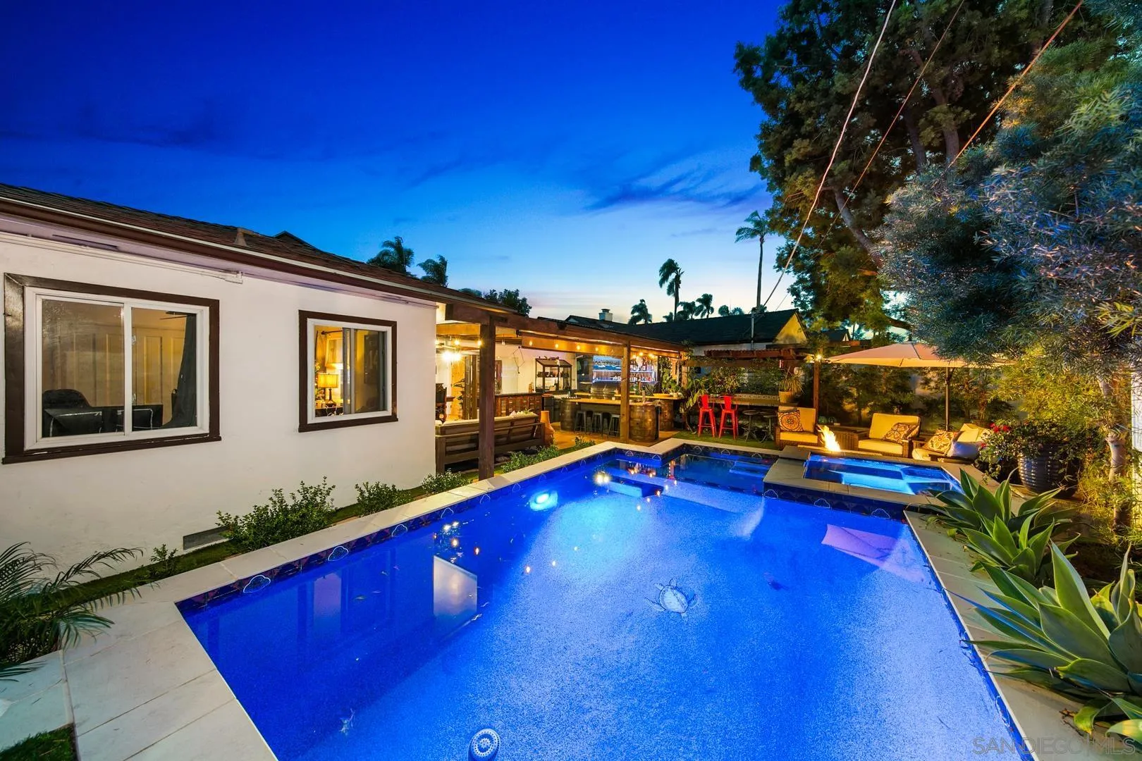 4195 Rochester Road San Diego, CA 92116 - Photo 7 of 39 a view of swimming pool with outdoor seating