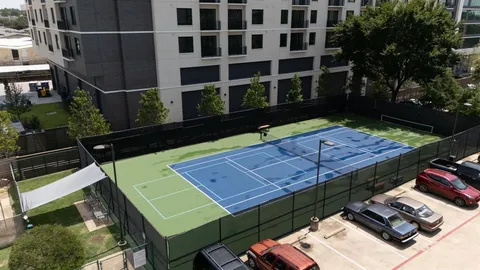 a view of city from balcony