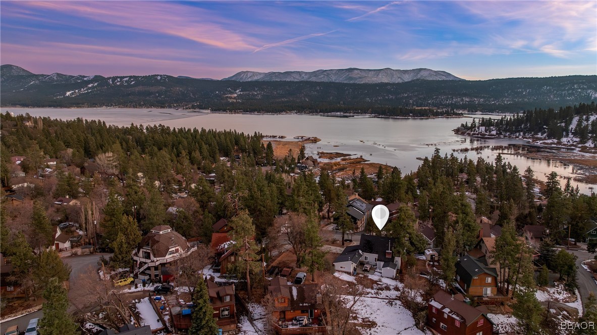 39388 Lodge Road Fawnskin, CA 92333 - Photo 9 of 45 a view of lake with mountain