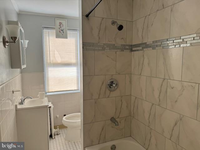 216 South 7th Street Darby, PA 19023 - Photo 10 of 46 a bathroom with a shower toilet and sink
