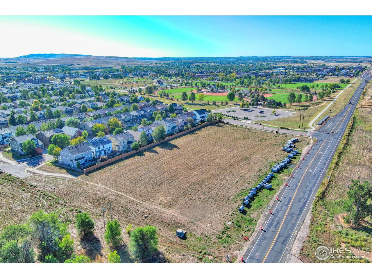 County Line Road Erie, CO 80516 - Photo 3 of 3 a view of a city and a mountain view